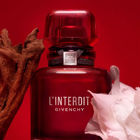 givenchy l'interdit red bottle